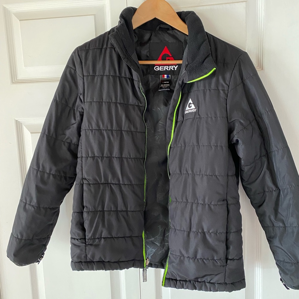 Boys XL Black Insulated Winter Jacket Gerry Brand